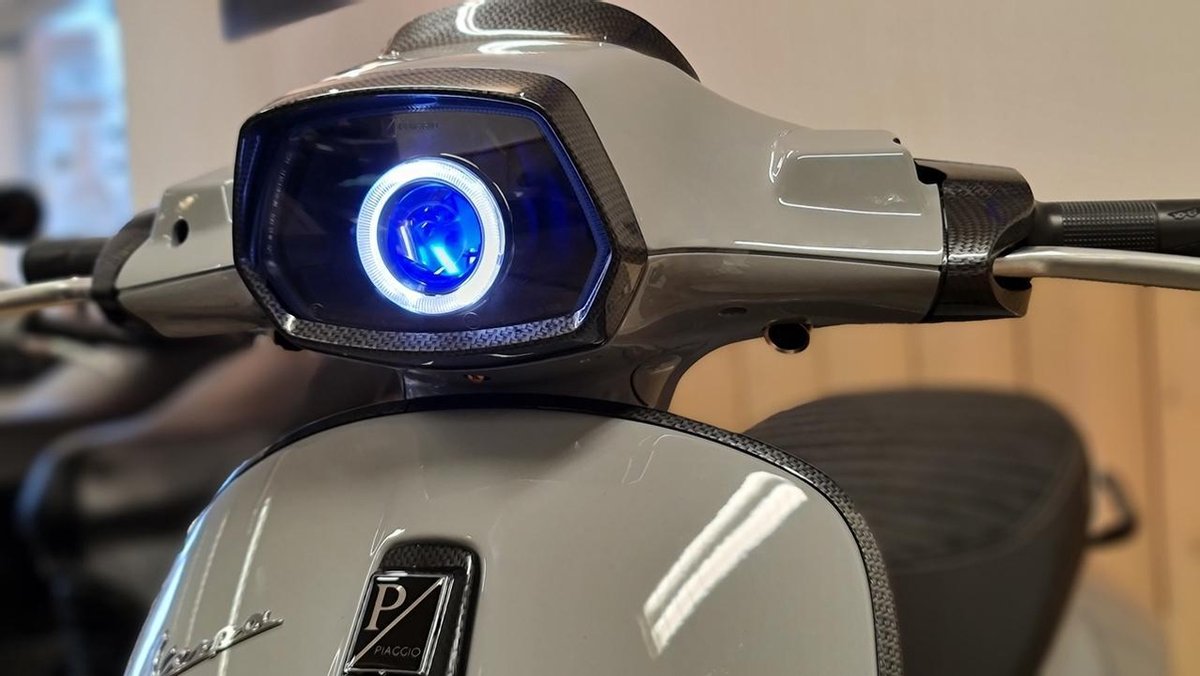 ANGEL EYE + BLAUWE DEVIL EYE + BI-XENON COMPLETE UNIT - VESPA SPRINT