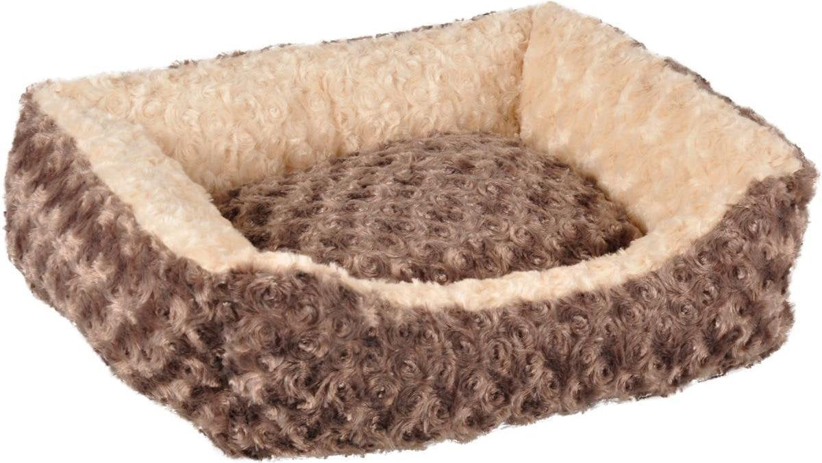 Flamingo Hondenmand Cuddly Taupe - Bruin - 50 x 40 x 15 cm