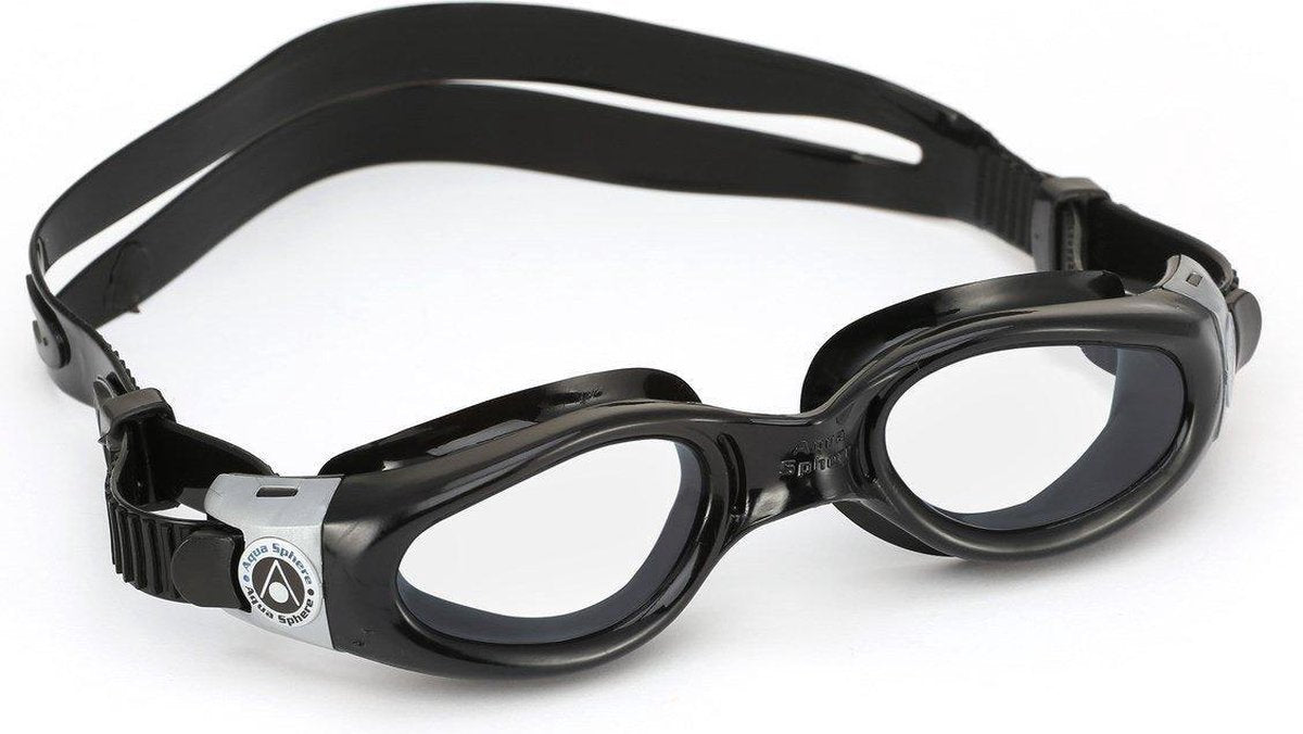 Aqua Sphere Kaiman Small - Zwembril - Volwassenen - Clear Lens - Zwart