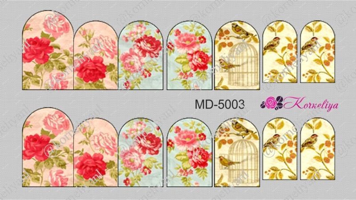 Korneliya Metal Decal MD 5003