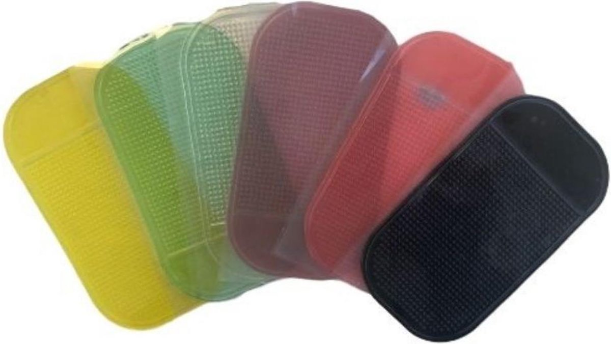 Orange85 Antislip Matje Telefoon - Auto - 6 verschillende kleuren - Antislip voor telefoon - Klein - Voertuig