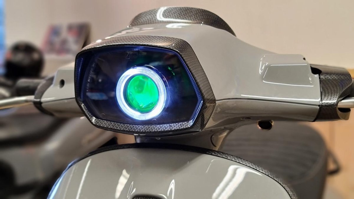 ANGEL EYE + GROENE DEVIL EYE + BI-XENON COMPLETE UNIT - VESPA SPRINT