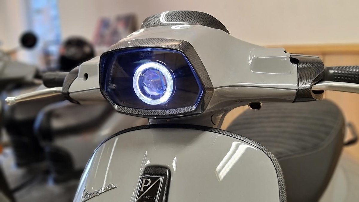 ANGEL EYE + WITTE DEVIL EYE + BI-XENON COMPLETE UNIT - VESPA SPRINT