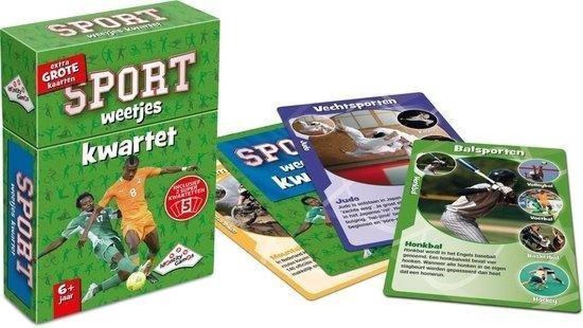Sport Weetjes Kwartet - Kaartspel