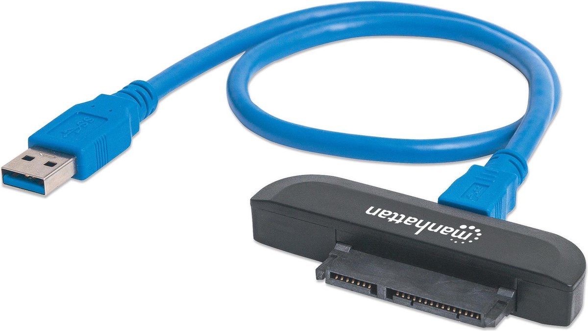 Manhattan USB 3.0 Adapter [1x USB 3.2 1st Gen connector A (USB 3.0) - 1x SATA plug 7+15-pin]