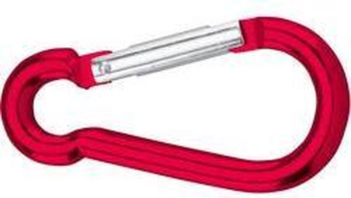 dörner + helmer 4815724 Karabijnhaak aluminium rood geanodiseerd 60 mm 20 stuk(s)