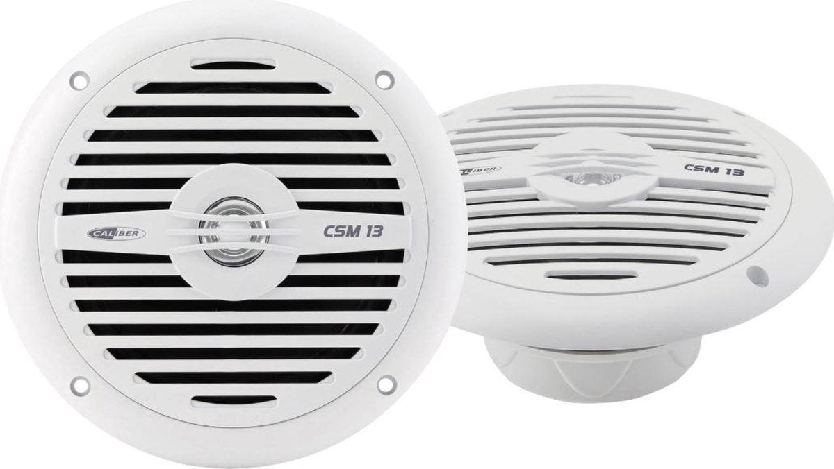 Caliber CSM13 - Marine speaker -  13cm  - Spatwaterdicht -  Wit