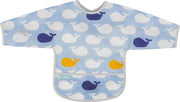 Kushies - Slabbetje -Waterdichte slab - met mouw - Walvis - 2 t/m 4 jaar