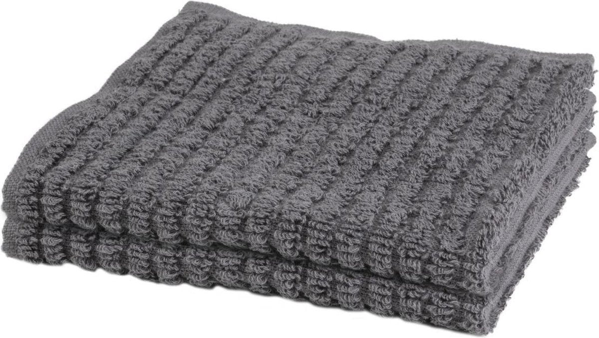 Byrklund Vaatdoek Clean Up Donker Grijs 30x30cm 2 stuks