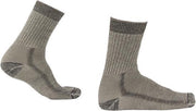 2-Pack Merino Wollen Wandelsokken met Badstof Voering S7 - Unisex - Grijs - Maat 39-42