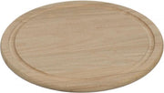Snijplank rond bamboo - Lichtbruin - Hout - 25 cm