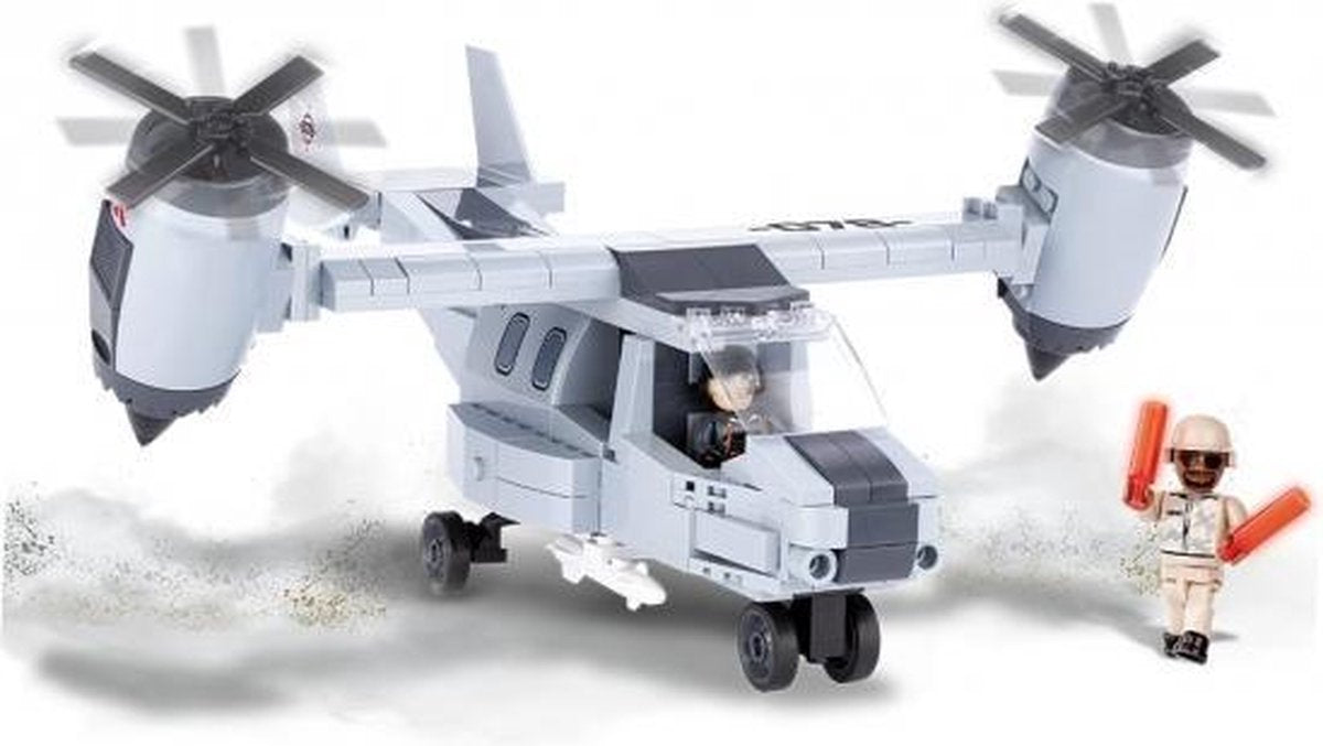 Cobi verticaal vliegtuig bouwstenen set