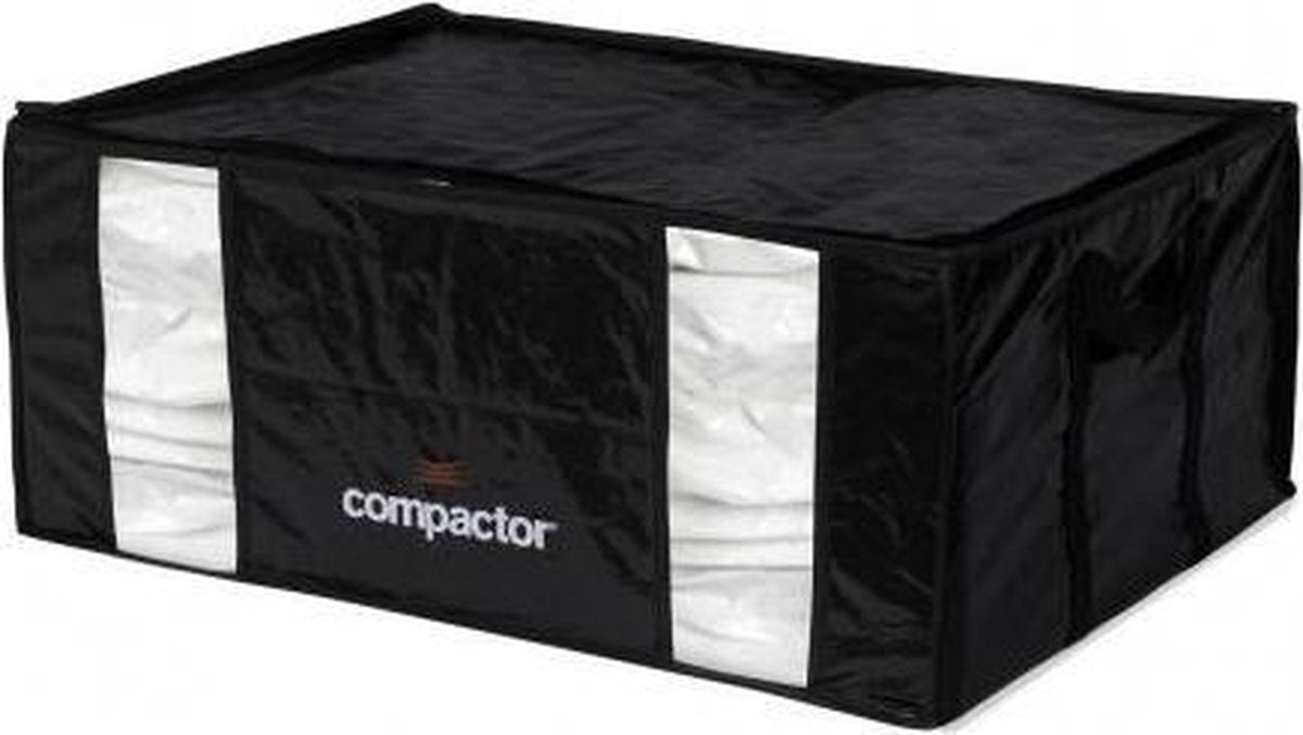 Compactor Vacuüm Opbergmand 65 X 50 X 27 Cm Zwart/ Transparant