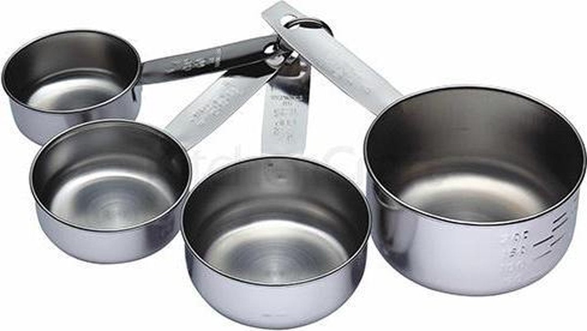 Kitchen Craft Set van 4 Maatbekers