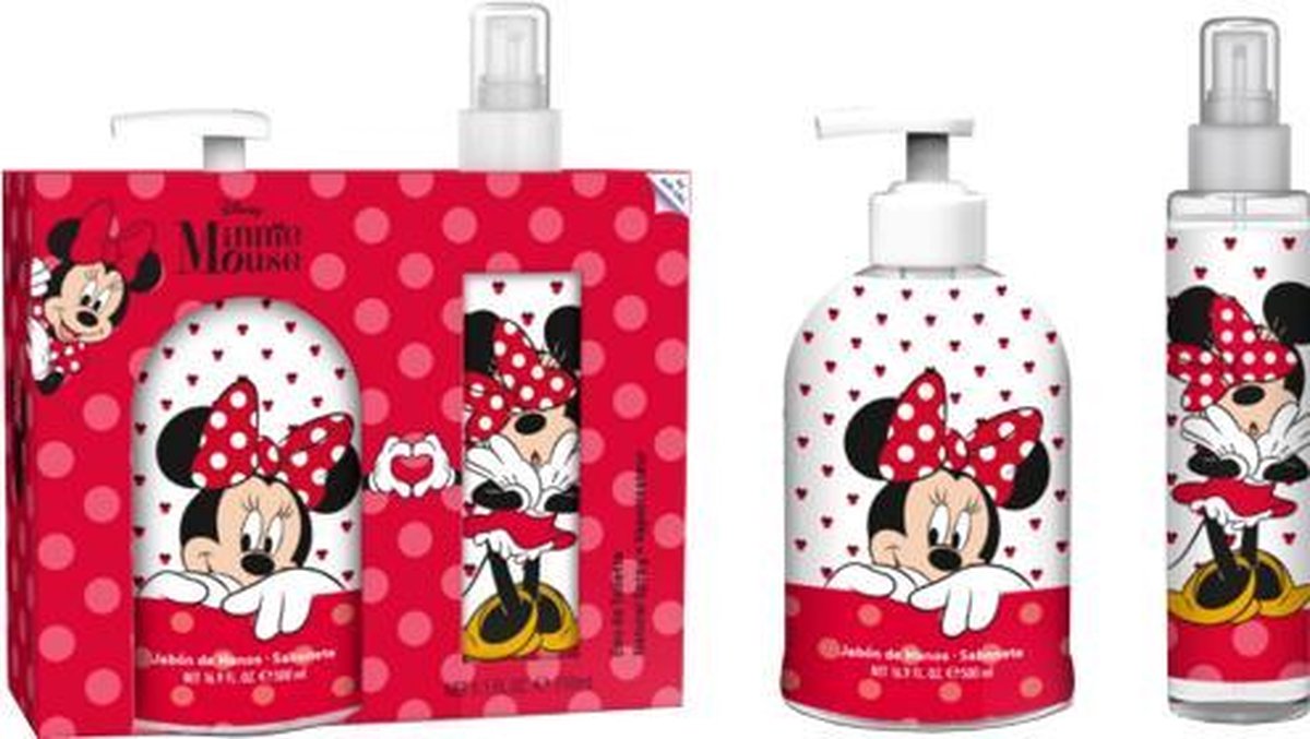 Minnie Mouse EDT 150 ml + Vloeibare Handzeep 500 ml - Geschenkset