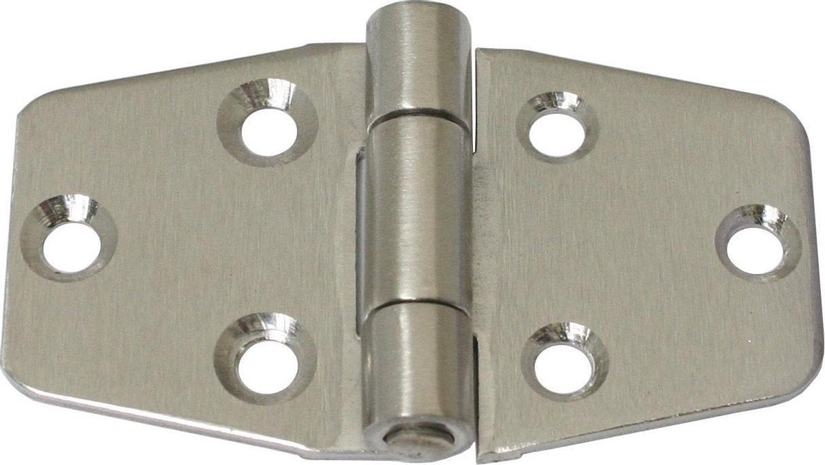 Staartscharnier - 70x40x2 - Rvs 304 - Knoop onder