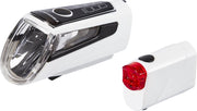 Trelock LS-560 Fietsverlichting Set - USB Oplaadbaar - 50 Lux - Inclusief USB Kabel - Wit