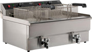 Professionele Horeca Tafelfriteuse 2x10L. - Elektrisch