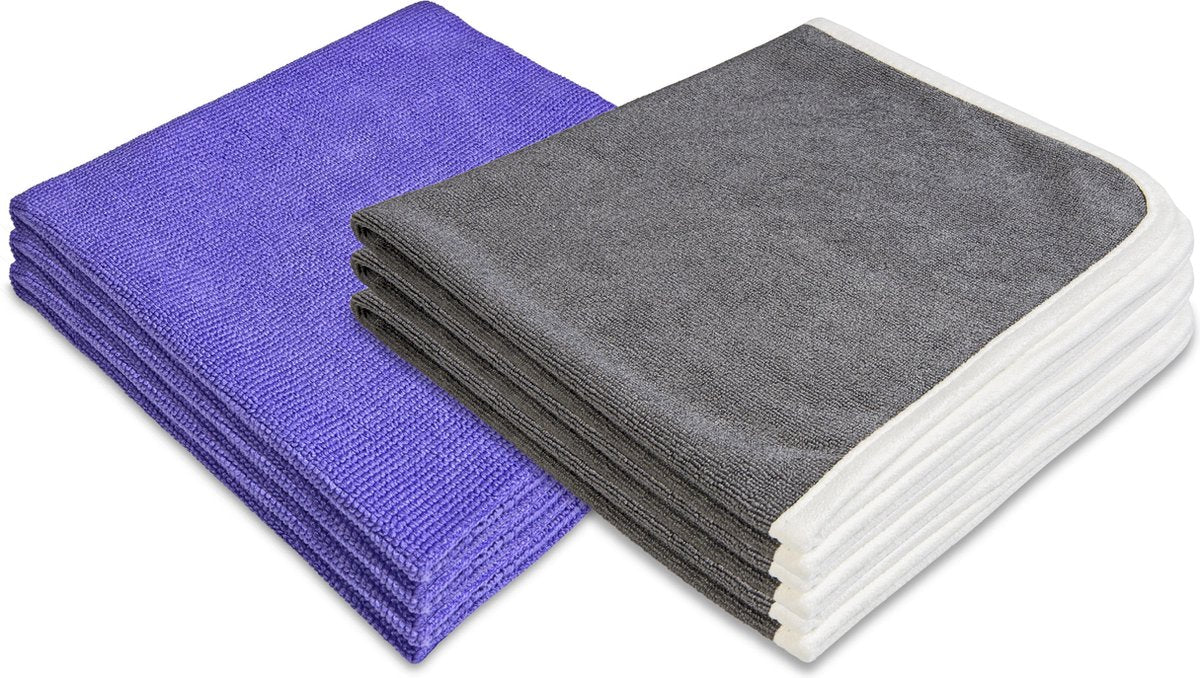 Bufffiber All-Purpose Dense & All Purpose Silken - Auto Microvezeldoek - Poetsdoek - Car Microfiber - 3 pack