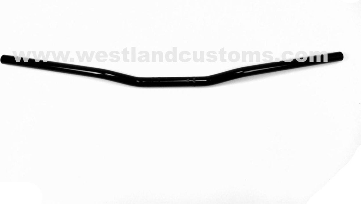 7/8 Inch (22mm) Universeel Stuur Flat cross  Zwart