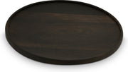 VTwonen - Bord - Mango Hout - Zwart - Ø 50 cm