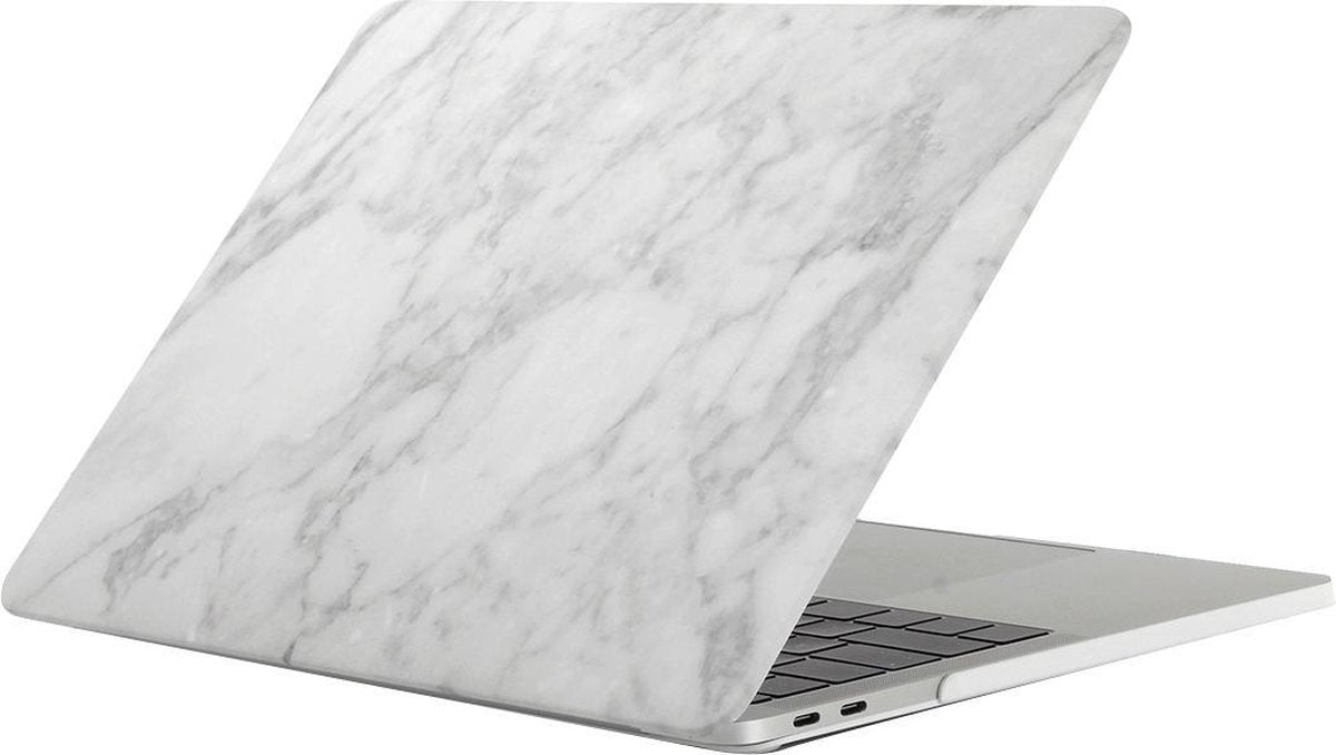 Mobigear Hard Case Marmer Print Grijs Macbook Pro 13 inch Thunderbolt 3 (USB-C)