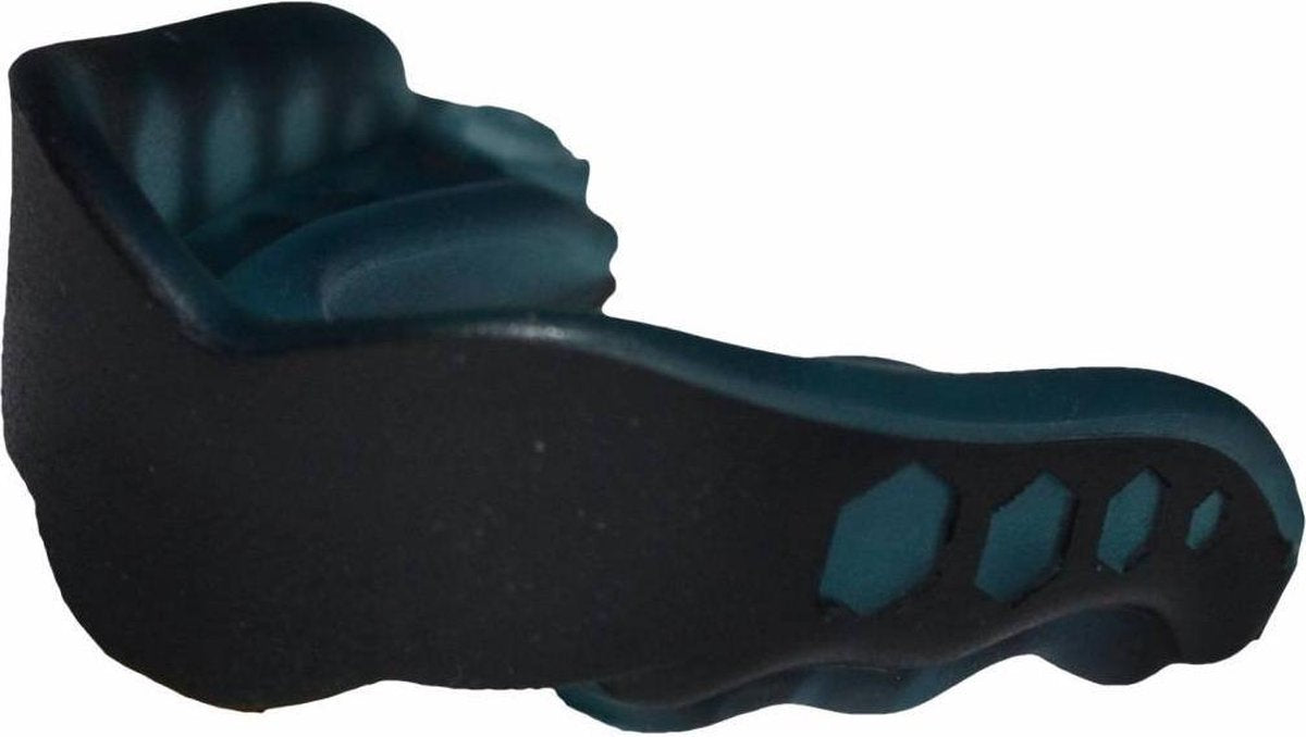 Punch Round Mondbeschermer incl gratis Zipper Bag Zwart Blauw Punch Round Gebits Beschermer