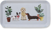Dienblad klein Curious Dogs