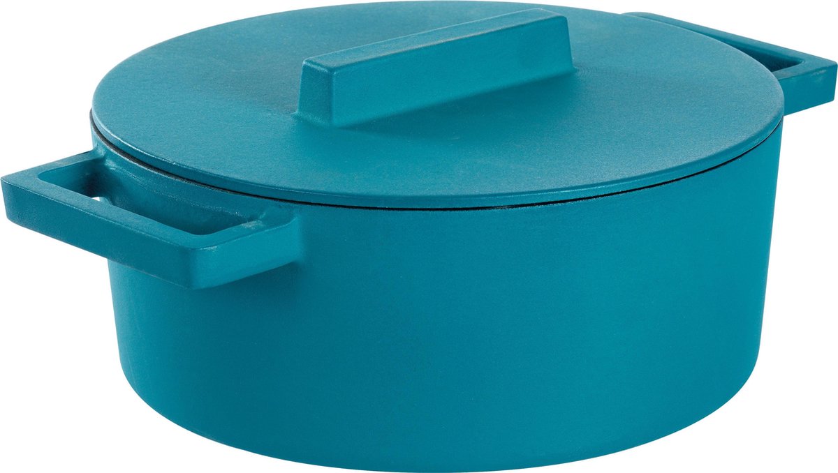 Braadpan Blauw 24 cm incl deksel - Sambonet