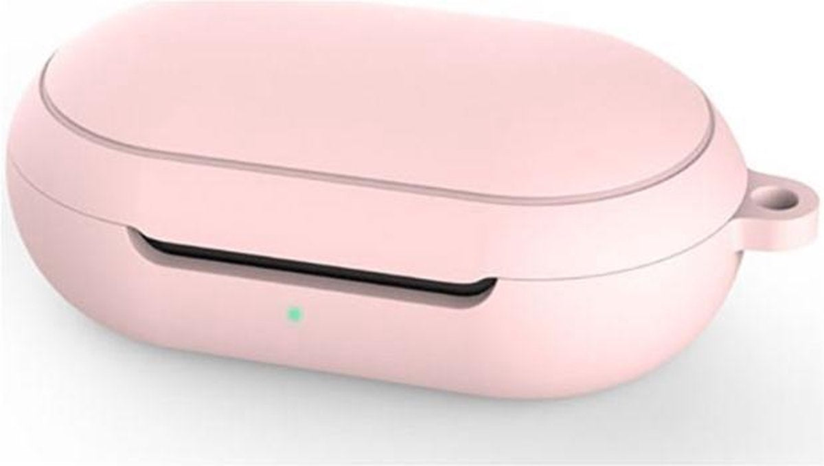 Samsung Galaxy Buds Siliconen Hoesje Roze - siliconen Case Buds