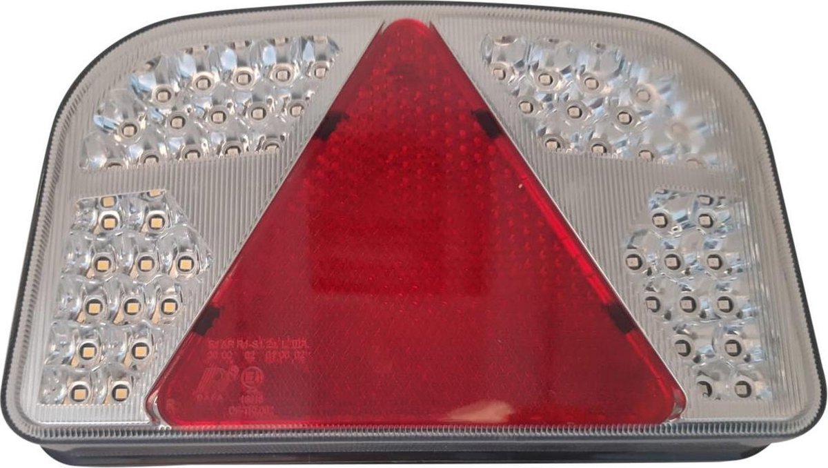 Achterlichtset LED3 Rechts + Links - Aanhangwagen verlichtingsset - Aanhanger