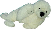 Pluche Zeehond met Jong Wit