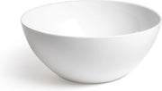 4x kunststof schaaltjes/kommetjes in het wit - 2400 ml - 23 x 23 x 10 cm - Keukenbenodigdheden