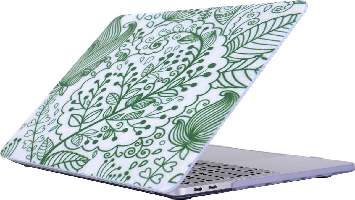 Mobigear Hardshell Case Bloemen Serie 34 Macbook Pro 15 inch Thunderbolt 3 (USB-C)