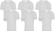 6 pack T-shirt Heren - Wit - L