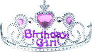 ESPA - Roze en zilver Birthday Girl diadeem - Accessoires > Haar accessoire