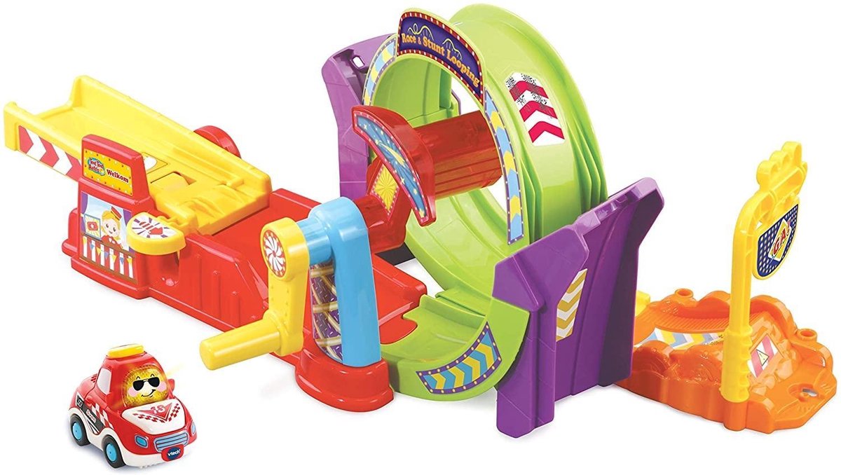 VTechToet Toet Auto's Race & Stunt Looping - Educatief Babyspeelgoed