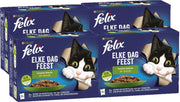 Felix Elke Dag Feest Groente Selectie in Gelei - Kattenvoer - 48 x 85g