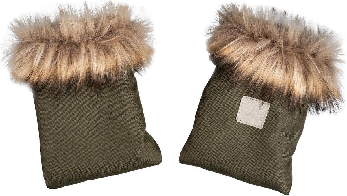 Handwarmers Kinderwagen & Buggy met imitatie bont - Set van 2