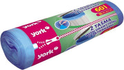 Afvalzakken met aantreklint / Inhoud 60 L. /  10 rollen = 100 zakken| VOORDEELVERPAKKING| 60 x 70cm