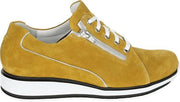 Durea 6214 H - Volwassenen Lage sneakersPopulaire damesschoenen - Kleur: Geel - Maat: 37