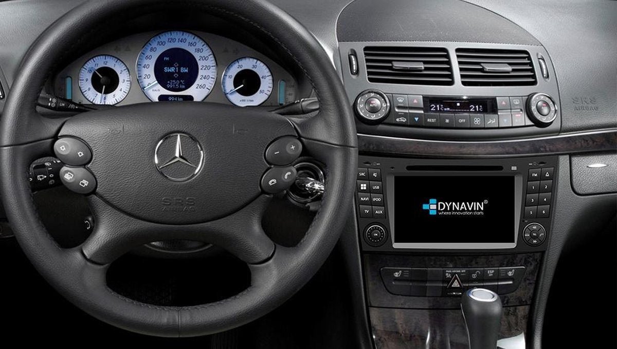 DVN N7 MBEPRO Navigatie Mercedes E klasse W211 dvd parrot carkit carplay android auto TMC DAB+ MOST