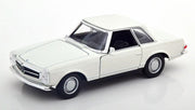 Mercedes-Benz 230SL (Wit) (20 cm) 1/24 Welly - Modelauto - Schaalmodel - Modelauto - Miniatuurauto - Miniatuur autos
