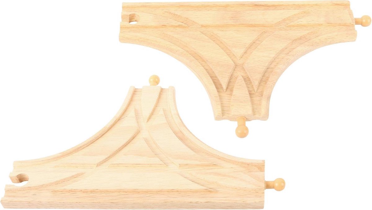Bigjigs - Rails - T-splitsing - 2dlg.
