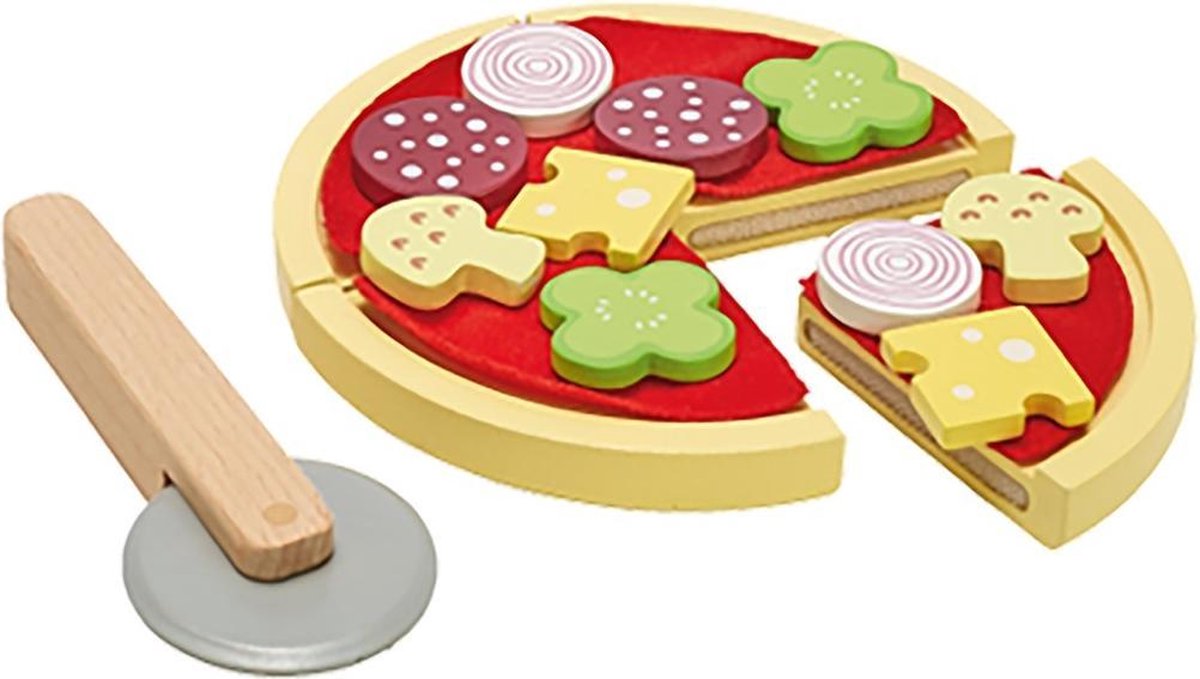 Gerardo's Toys Houten Speelgoedpizza 21-delig
