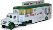 ATLAS Bedford OX TRUCK BOOKING TRAILER BILLY SMART'S CIRCUS schaalmodel 1:76