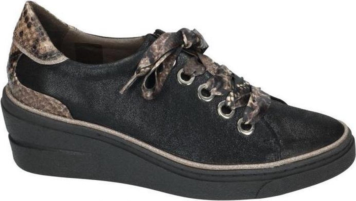 Softwaves -Dames -  zwart - sneakers  - maat 39½