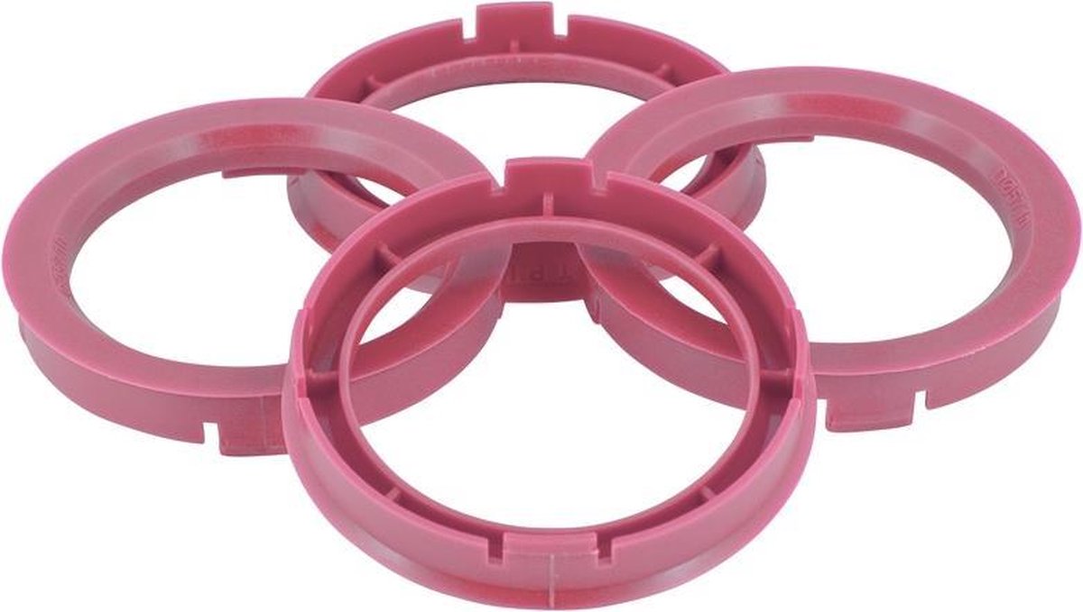 Set TPI Centreerringen - 74.1->64.1mm - Roze