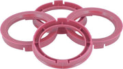 Set TPI Centreerringen - 74.1->64.1mm - Roze