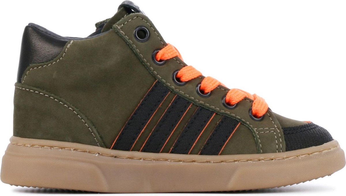 Pinocchio Mannen Nubuck Sneakers / Jongensschoenen P1882 - Groen - Maat 25